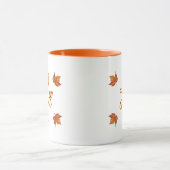 もう秋か?秋おもしろい マグカップ (中央)