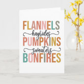 もう秋がやってきた カード (黄色い花)