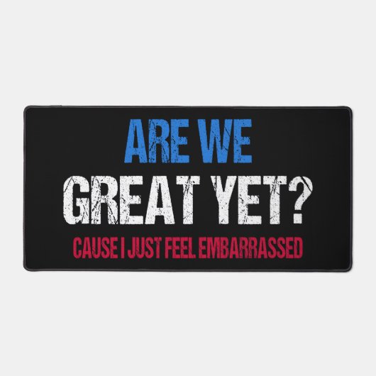 もう素晴らし終わり？恥ずかしいの感じだ デスクマット (正面)