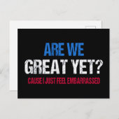 もう素晴らし終わり?恥ずかしいの感じだ ポストカード (正面/裏面)