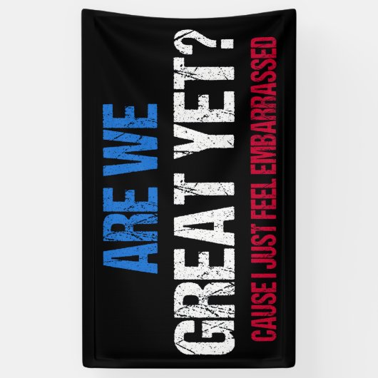 もう素晴らし終わり？恥ずかしいの感じだ 横断幕 (縦)