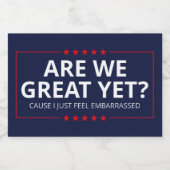 もう素晴らし終わり?恥ずかしい感じIII フードラベル (シングルラベル)