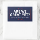 もう素晴らし終わり?恥ずかしい感じIII 長方形シール (バッグ)