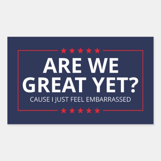 もう素晴らし終わり?恥ずかしい感じIII 長方形シール (正面)