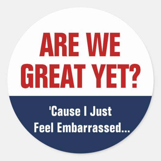 もう素晴らし終わり?私は恥ずかしい感じ思いだ ラウンドシール (正面)