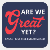 もう素晴らし終わり?私は恥ずかしい感じIVの原因 スクエアシール (正面)