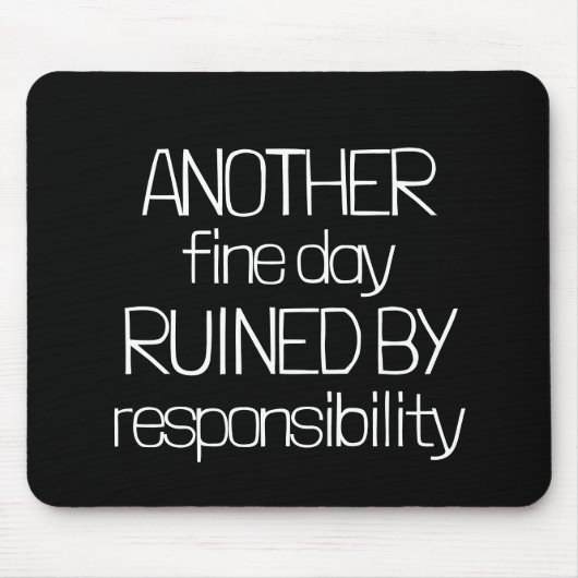 「もう素晴らし1日」のおもしろいシンプルマウス・パッド マウスパッド (正面)
