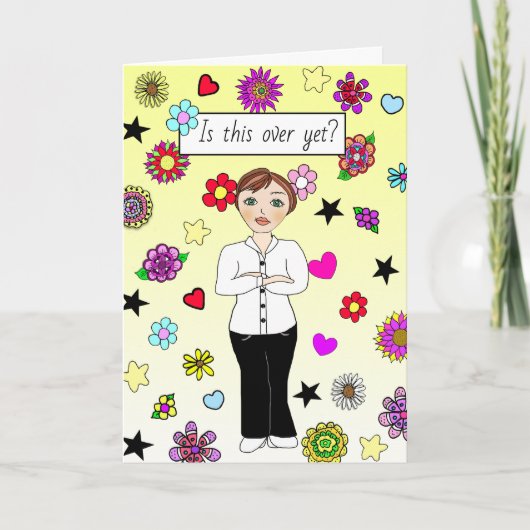 もう終わったの？パンデミック、社会隔離恋しく思、 カード (正面)