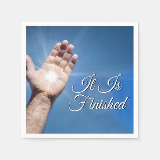 もう終わった スタンダードカクテルナプキン (正面)