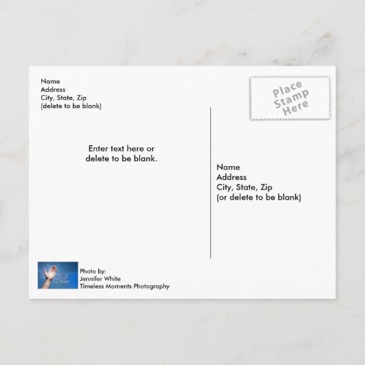 もう終わった ポストカード (裏面)