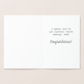 もう考え来の在職祝い 箔カード (内部)