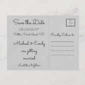 もう肉が2つ一つ～聖なる書物、 経典～結婚のカード 案内ポストカード (裏面)