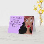 「もう誰か脳を使う者は?」 カード (黄色い花)