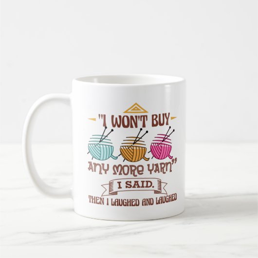 もう買糸は言わない。それから笑った コーヒーマグカップ (左)