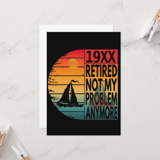 もう退職した問題じゃない 招待状 (正面/裏面インサイチュ)