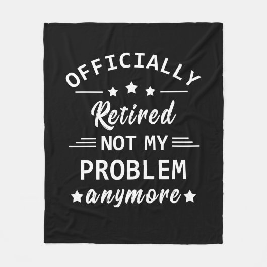 もう退職した問題ではない フリースブランケット (正面)