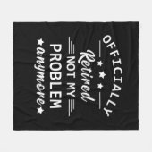 もう退職した問題ではない フリースブランケット (正面(横))