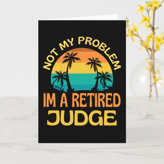 もう退職した私の問題を判断しない カード (黄色い花)