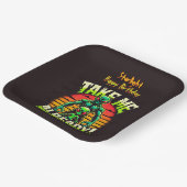 もう連れて行って！エイリアン宇宙を探索！ ペーパープレート (傾斜あり)