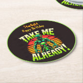 もう連れて行って!エイリアン宇宙を探索! ラウンドペーパーコースター (アングル)