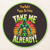 もう連れて行って!エイリアン宇宙を探索! ラウンドペーパーコースター (正面)