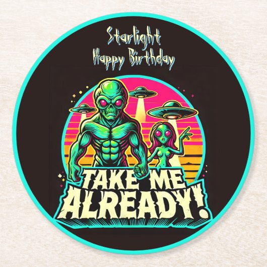 もう連れて行って!UFOアドベンチャー ラウンドペーパーコースター (正面)