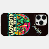 もう連れて行って!UFOアドベンチャー Case-Mate iPhoneケース (裏面 (横))