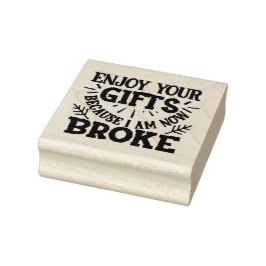 もう金が無くなった ラバースタンプ