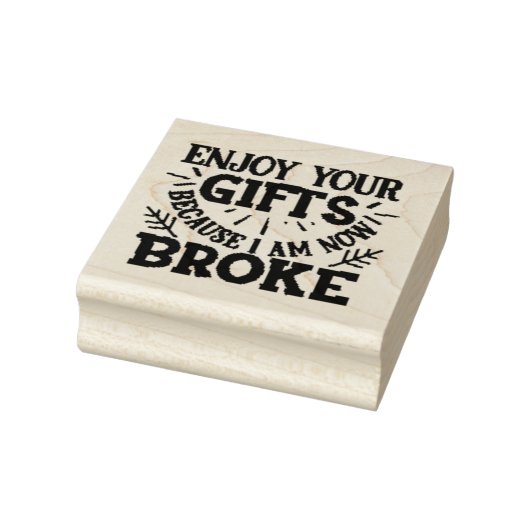 もう金が無くなった ラバースタンプ (スタンプ)