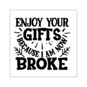 もう金が無くなった ラバースタンプ (インプリント)