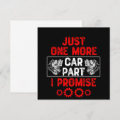 もう１つだけ自動車部品を約束する 招待状 (正面/裏面)