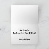 もう１年を過ぎ去る時が来た！ カード (内部)
