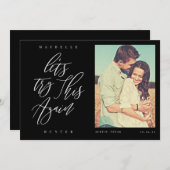 もう１度やってみよう 現代のカリグラフィーと写真 セーブザデート (正面/裏面)