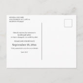 もう１度試してみましょう | ブラッシュピンクのカリグラフィー 案内ポストカード (裏面)