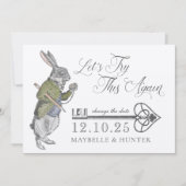 もう1度試してみましょう | ヴィンテージ アリスインワンダーランド セーブザデート (正面)