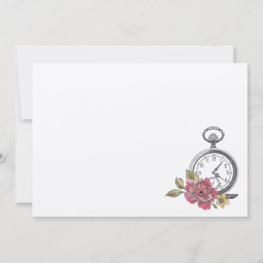 もう１度試してみましょう | ヴィンテージ アリスインワンダーランド セーブザデート (裏面)