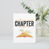 もう１章か５章だけ 読書好きなユーモアのセンス  インビテーションポストカード (スタンド正面)