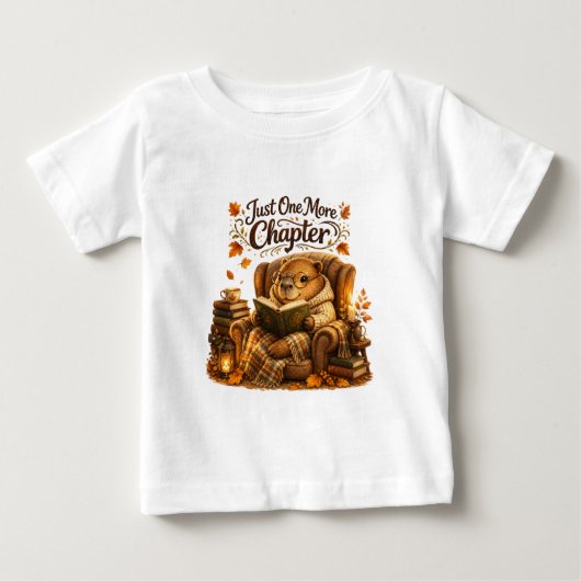 もう1章だけカピバラ ベビーTシャツ (正面)