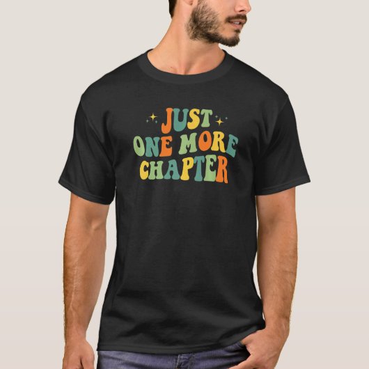 もう1章だけ本を読む Tシャツ (正面)
