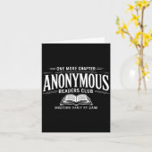 もう1章 Anonymous Readers Club 本好き カード (黄色い花)