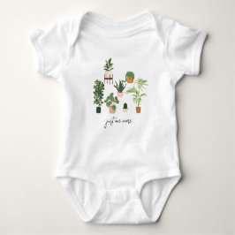 もう1つだけプラントTシャツ ベビーボディスーツ