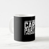 もう1つだけ車のパーツをください 車の整備士 コーヒーマグカップ (正面左)