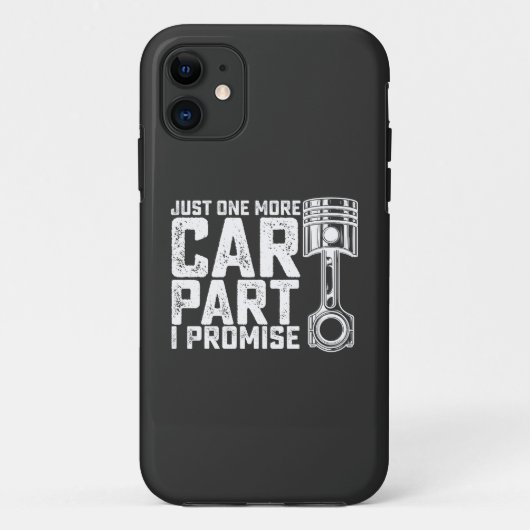 もう1つだけ車のパーツをください 車の整備士 Case-Mate iPhoneケース (裏面)