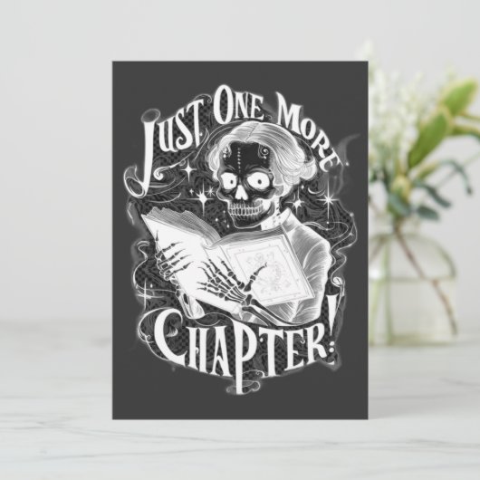 もう1つのチャプタースケルトンリーダーおもしろい サンキューカード (スタンド正面)