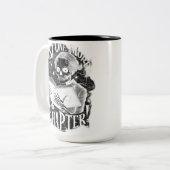 もう1つのチャプタースケルトンリーダーおもしろい ツートーンマグカップ (正面左)