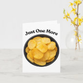 もう1つのポテトチップ – 抵抗できない カード (黄色い花)