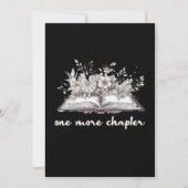 もう1つの花の付いた本 招待状 (正面)