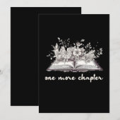 もう1つの花の付いた本 招待状 (正面/裏面)