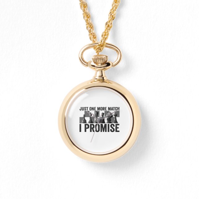 もう1つの試合を約束チェスおもしろいの恋人 腕時計 (正面)