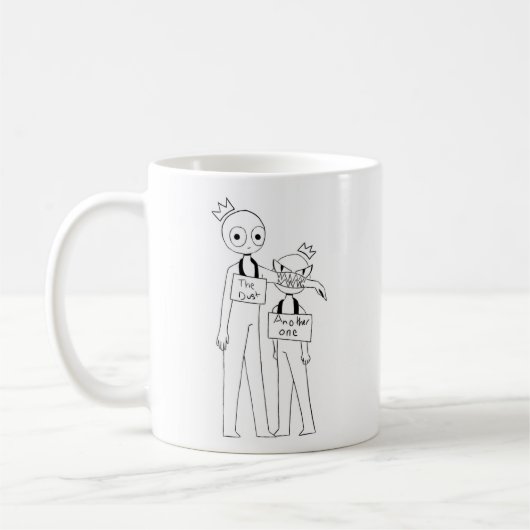 もう1つは塵のマグをかみます コーヒーマグカップ (左)